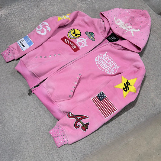 Pink Finale Zip-Up