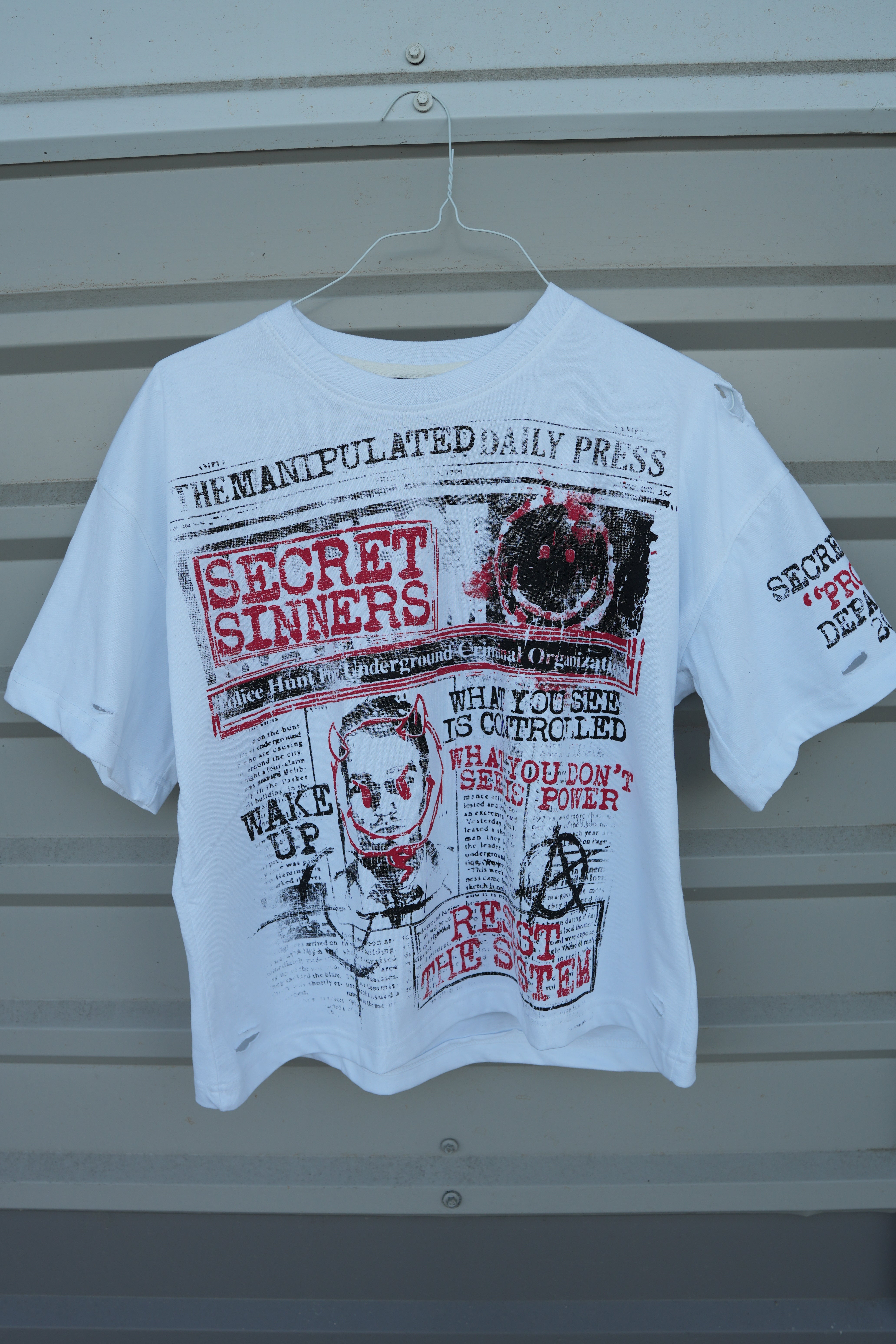 News Letter Tee *White*