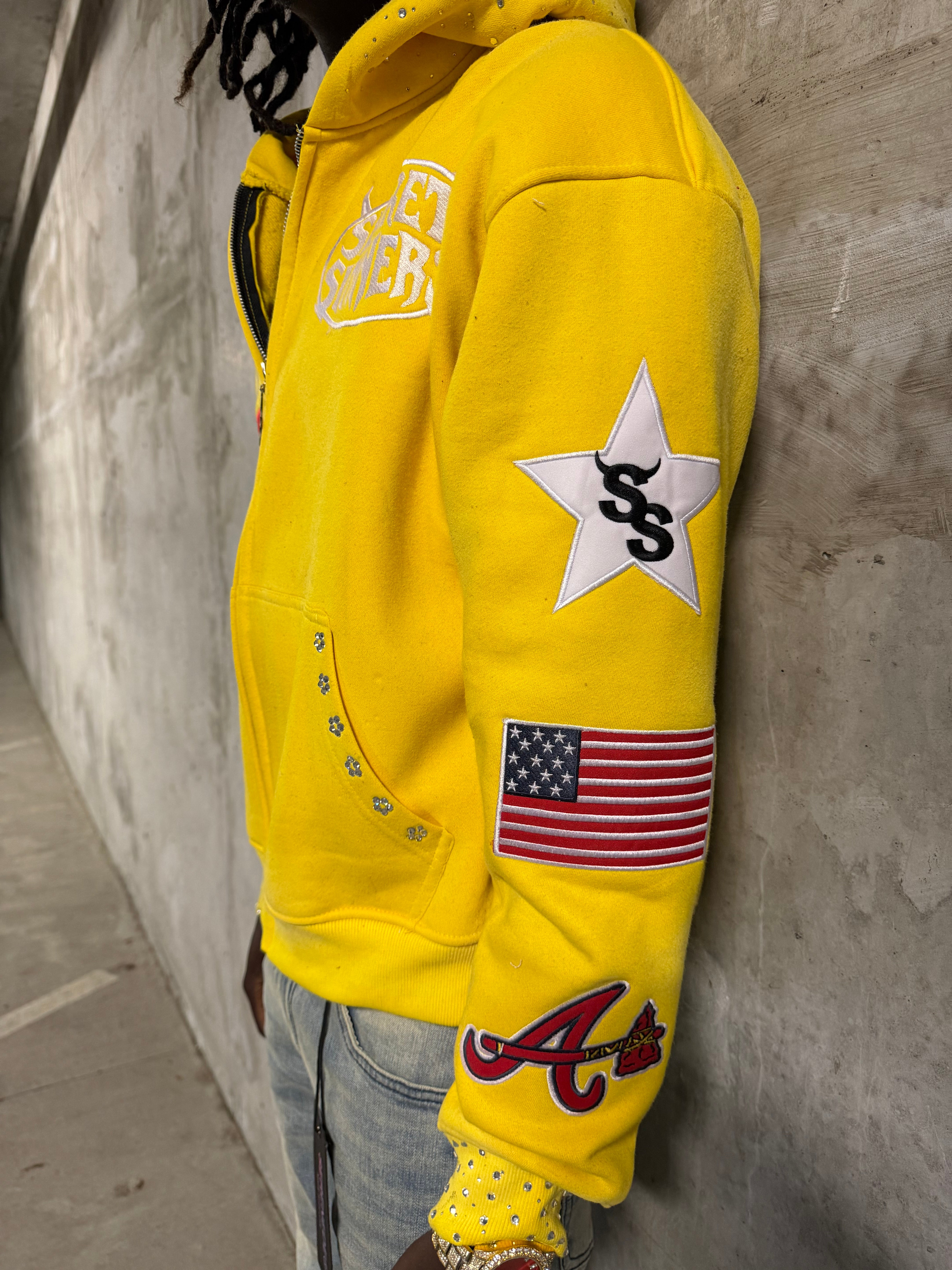 Yellow Finale Zip-Up