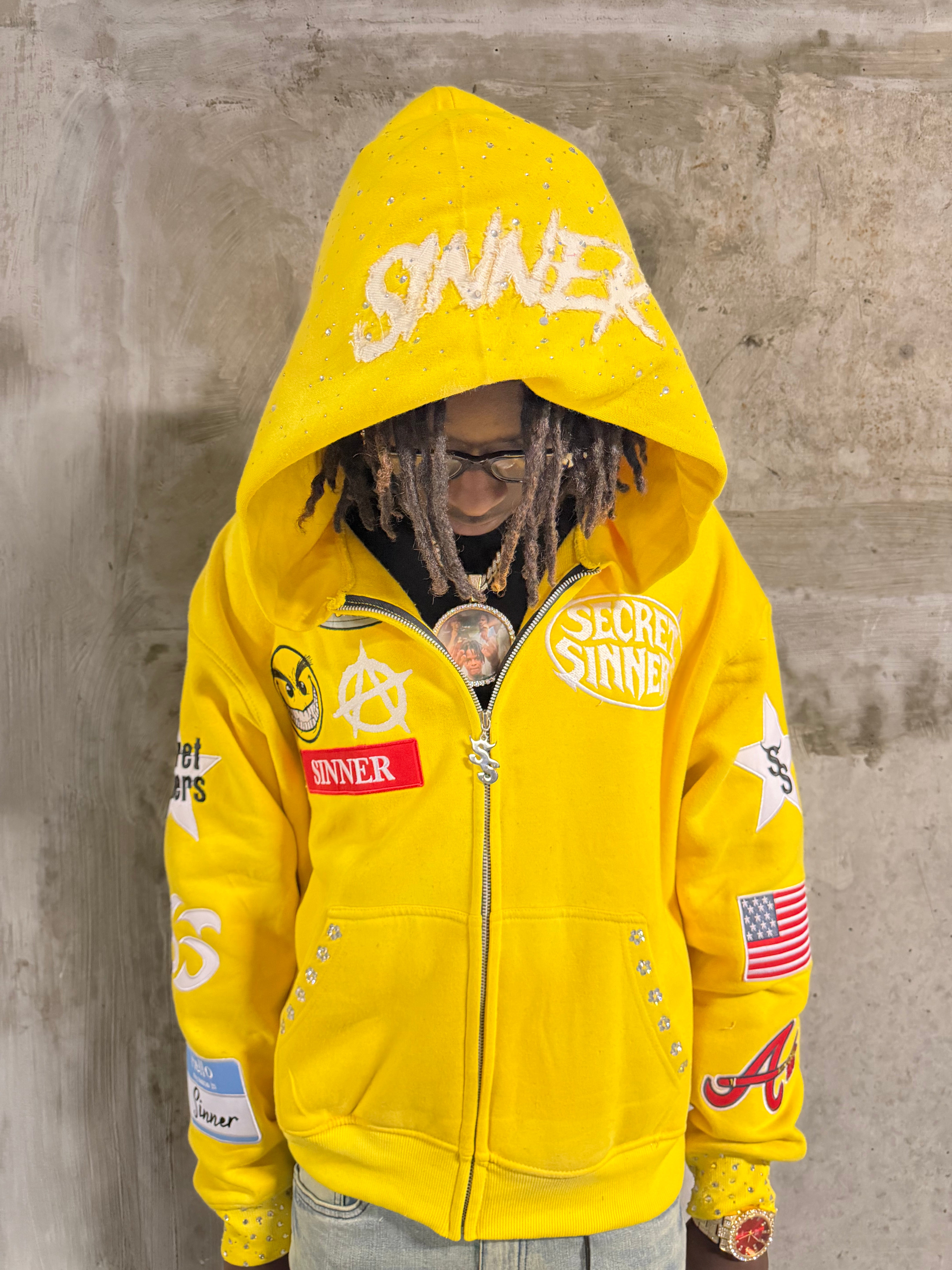 Yellow Finale Zip-Up