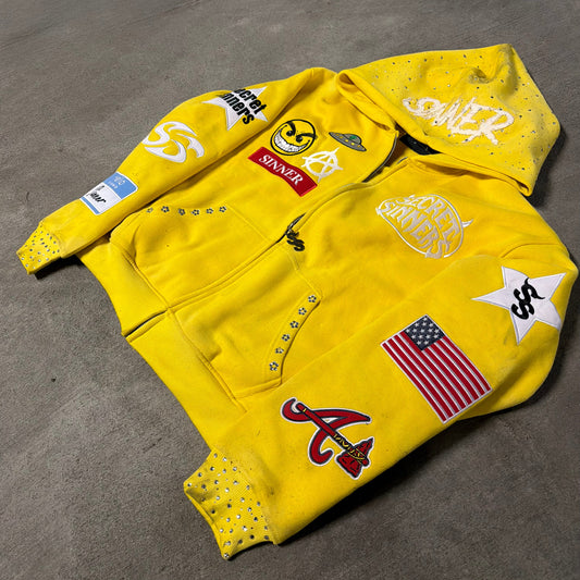 Yellow Finale Zip-Up