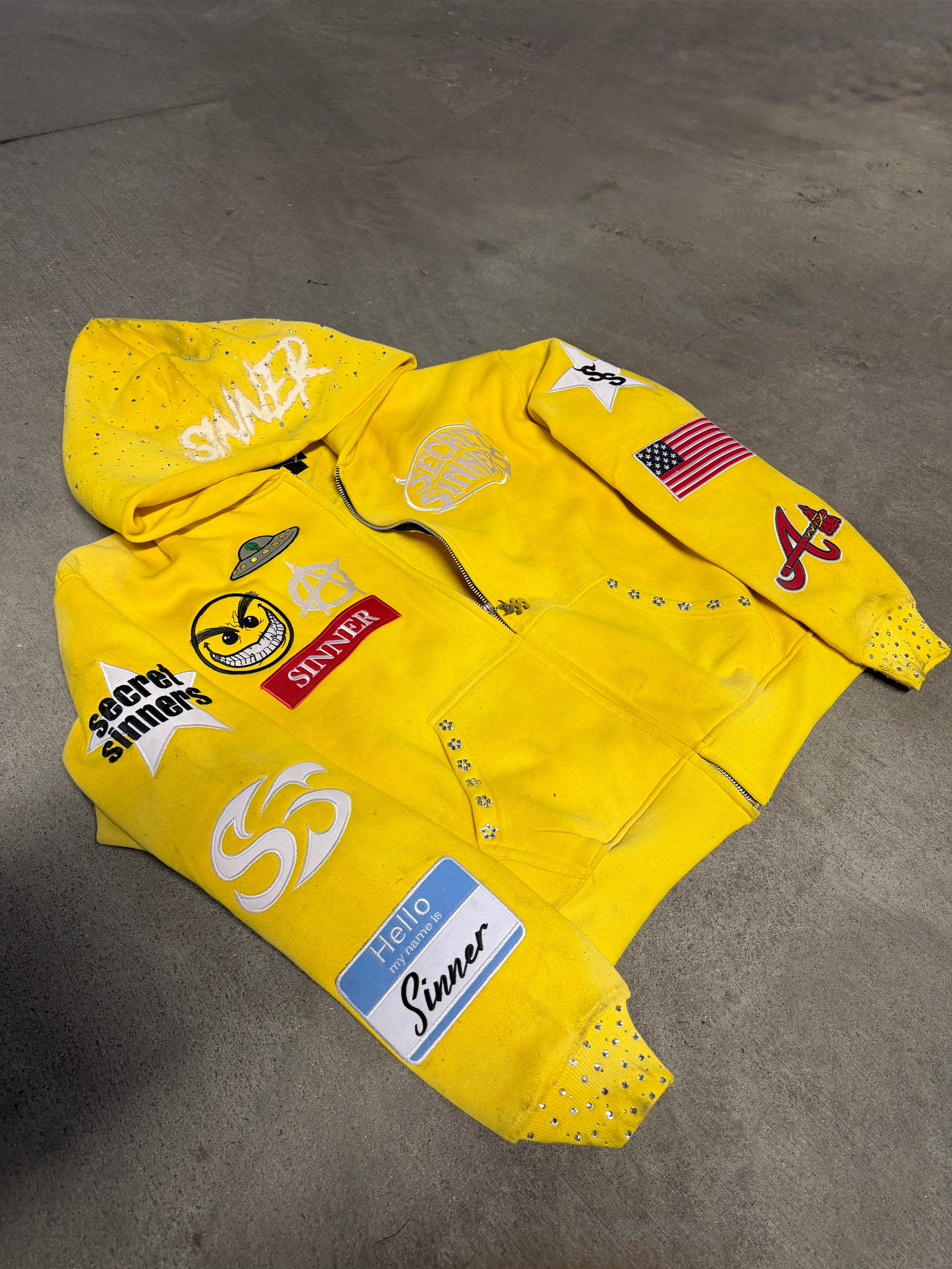 Yellow Finale Zip-Up