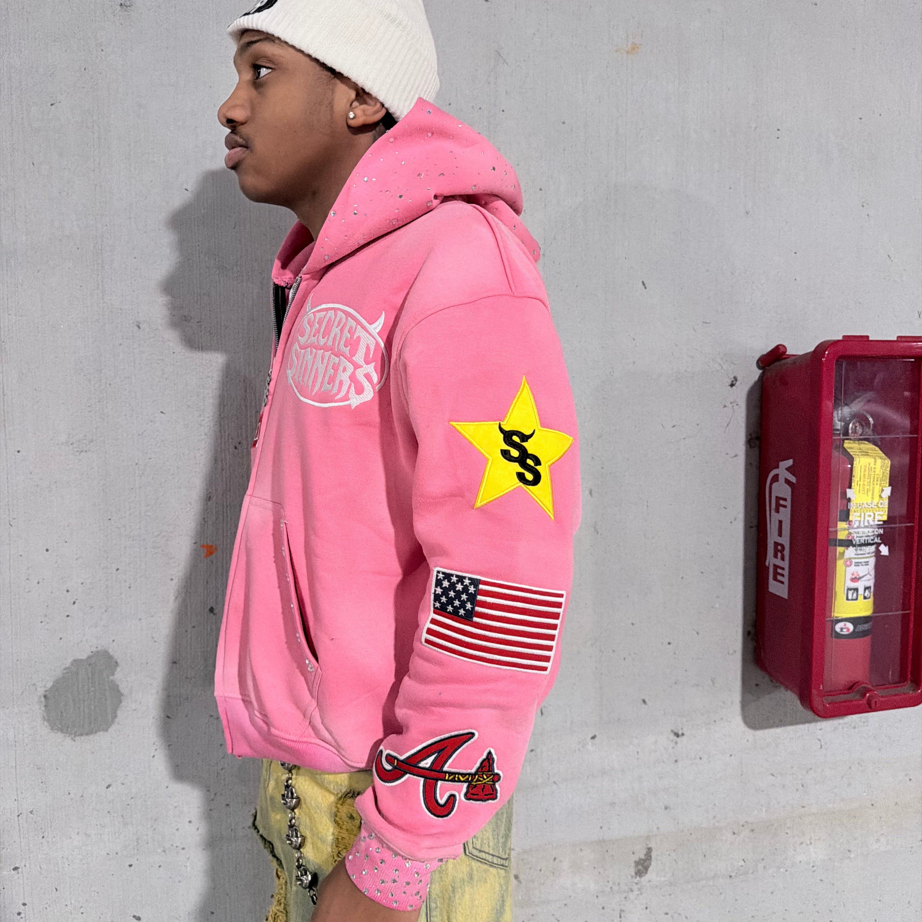 Pink Finale Zip-Up