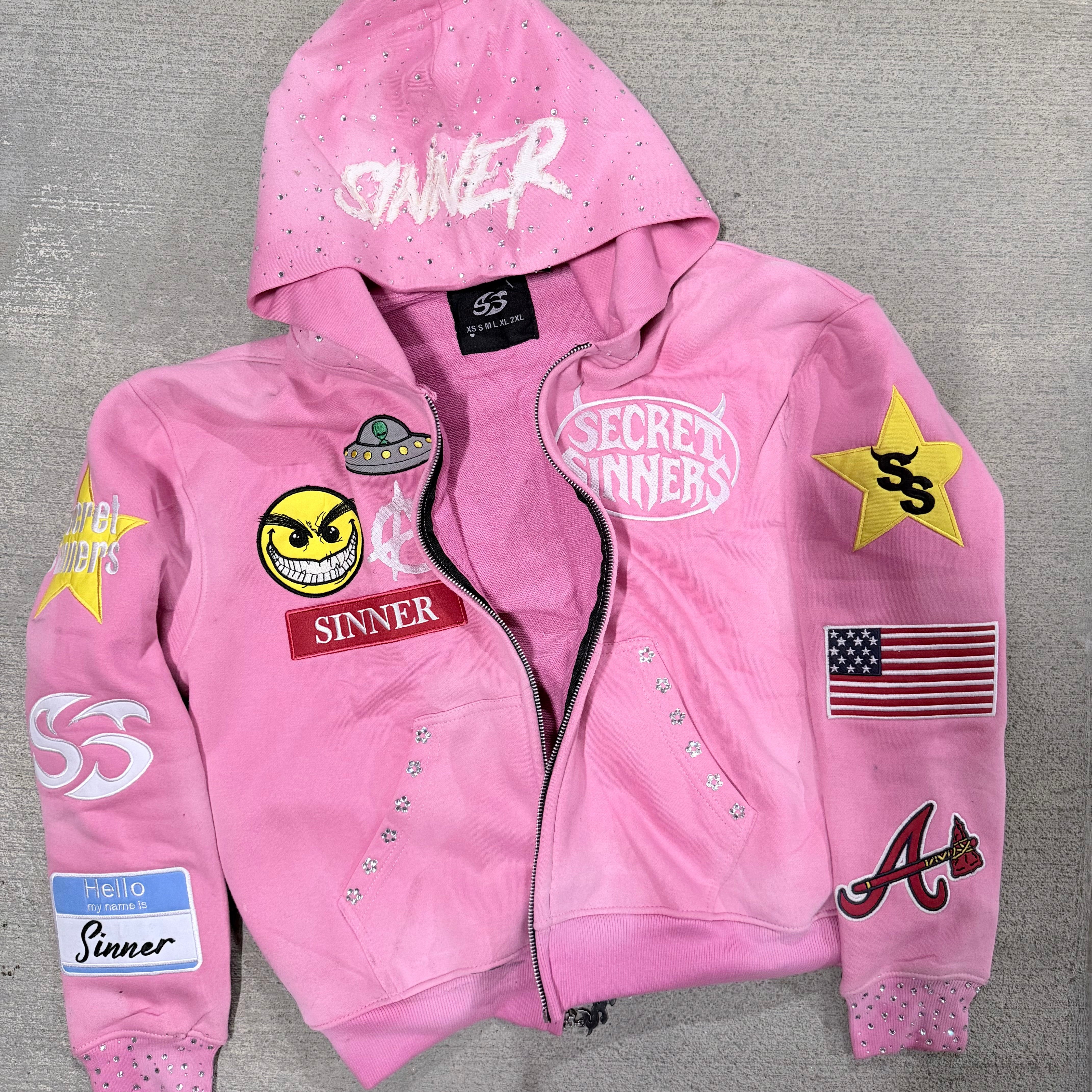 Pink Finale Zip-Up