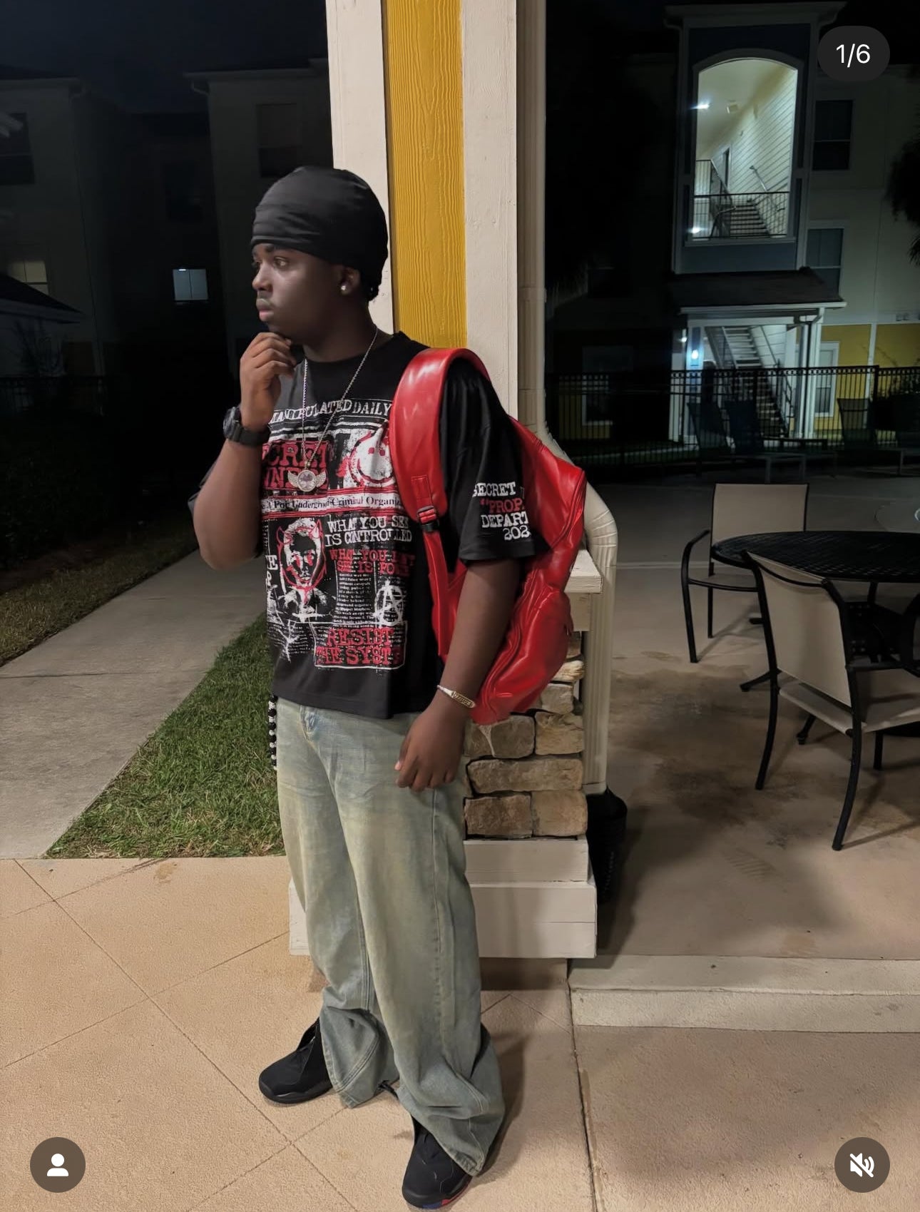 News Letter Tee *Black*