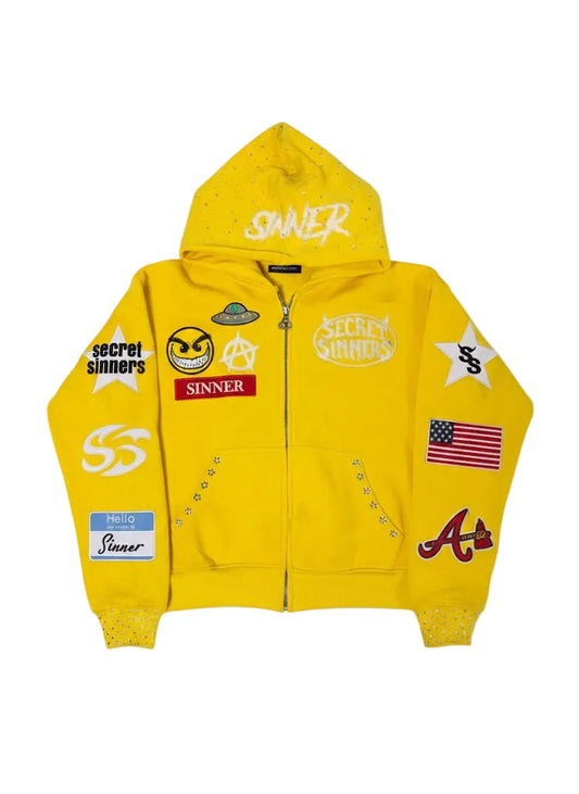 Yellow Finale Zip-Up